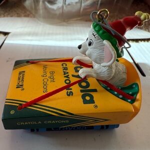 Vintage Crayola “Bright Moving Colors” Ornament 1990